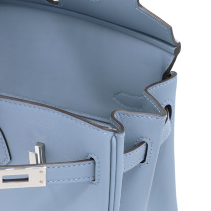 バーキン25　ヴォースイフト　ブルーラン　SS　W刻印