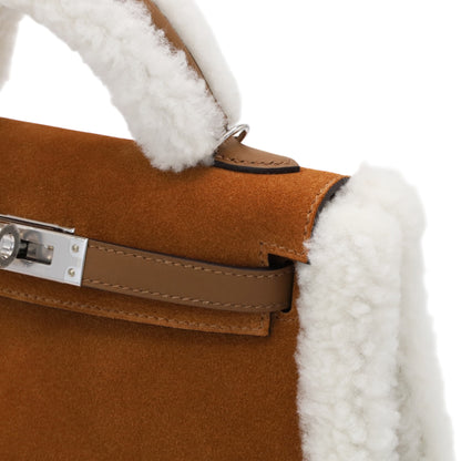 迷你凯莉包 2 泰迪沃斯威夫特木桐灰麂皮本色阿尔赞 SS B 邮票