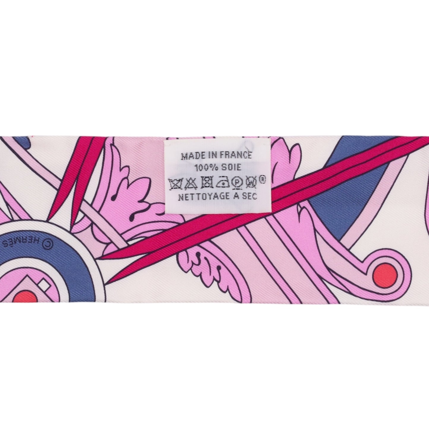 ツイリー　ジュージワシントンの馬車　シルク　ピンク