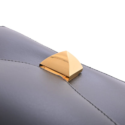 メドール　クラッチバッグ　ボックスカーフ　ブラック　GP　〇X刻印