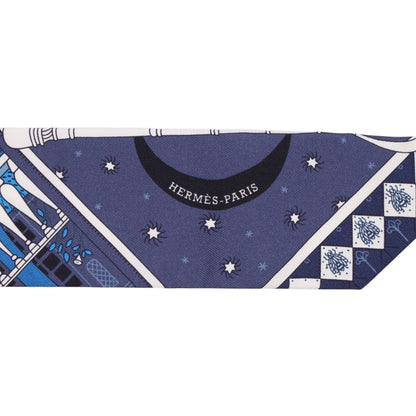 ツイリー　オブジェ　ドゥ　キュリオジテ　シルク　ネイビー