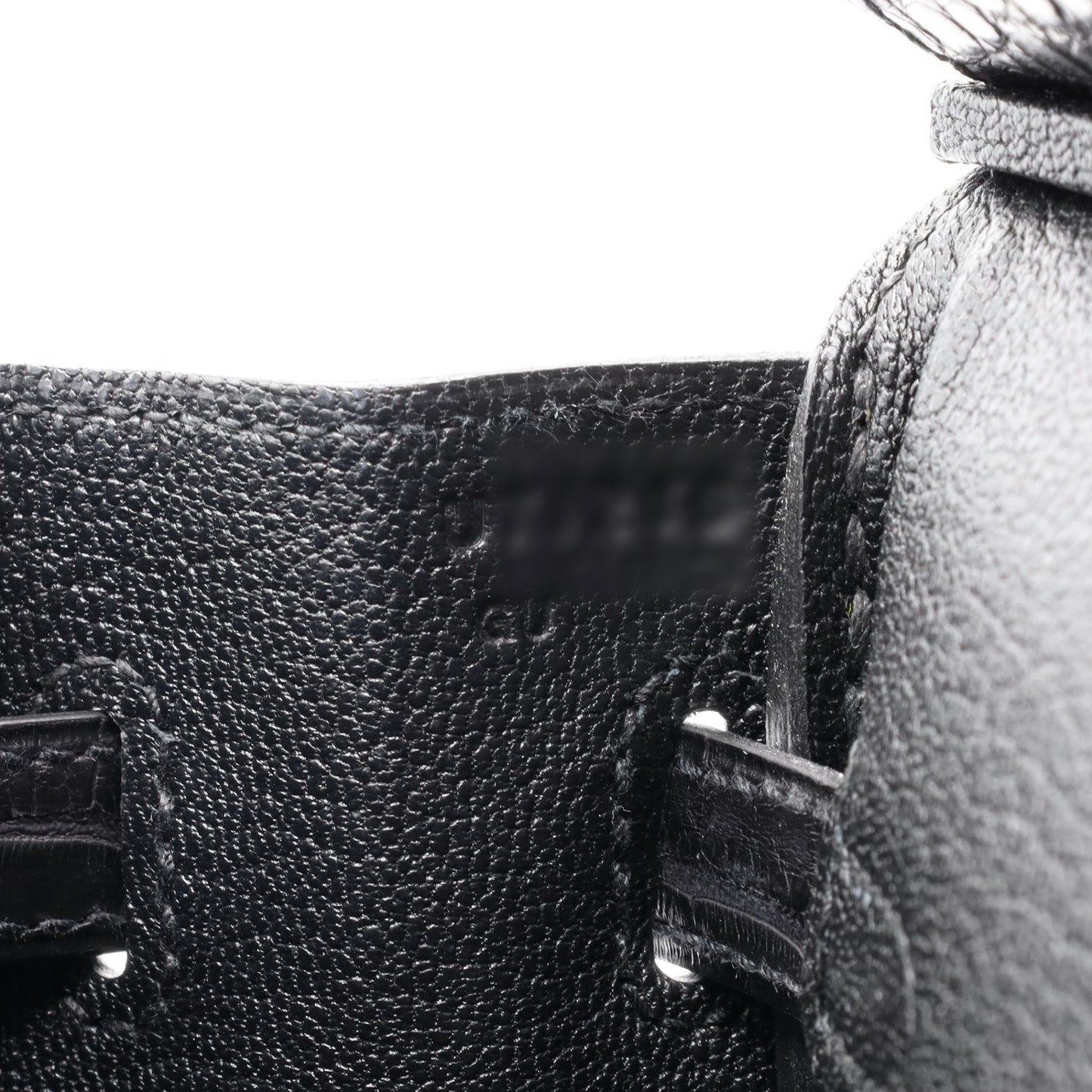 Birkin 25 Touch Alligator Togo Black SS UStamp