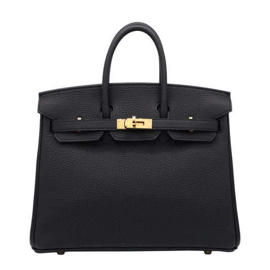 バーキン25　トゴ　ブラック　GP　K刻印