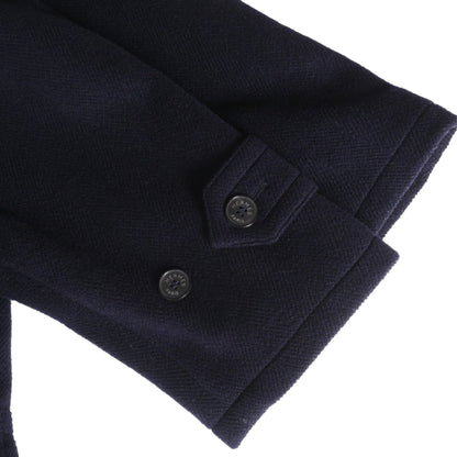 ダッフルコート　ウール　ネイビー　44