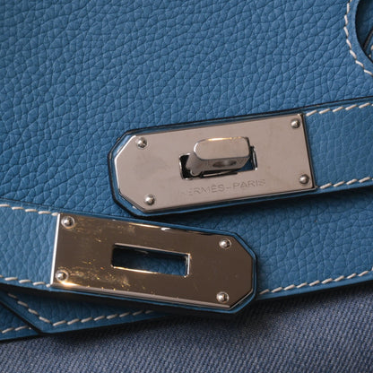 Shoulder Birkin Torillon Clemence Denim Blue Jean SS □K engraved