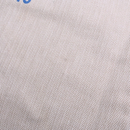 アリーヌGM　トワルシェブロン　アイボリー　ブルージーン