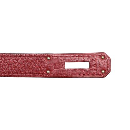 Birkin 45 Long Shoulder Buffle Skipper Rouge Ash SS □DStamp