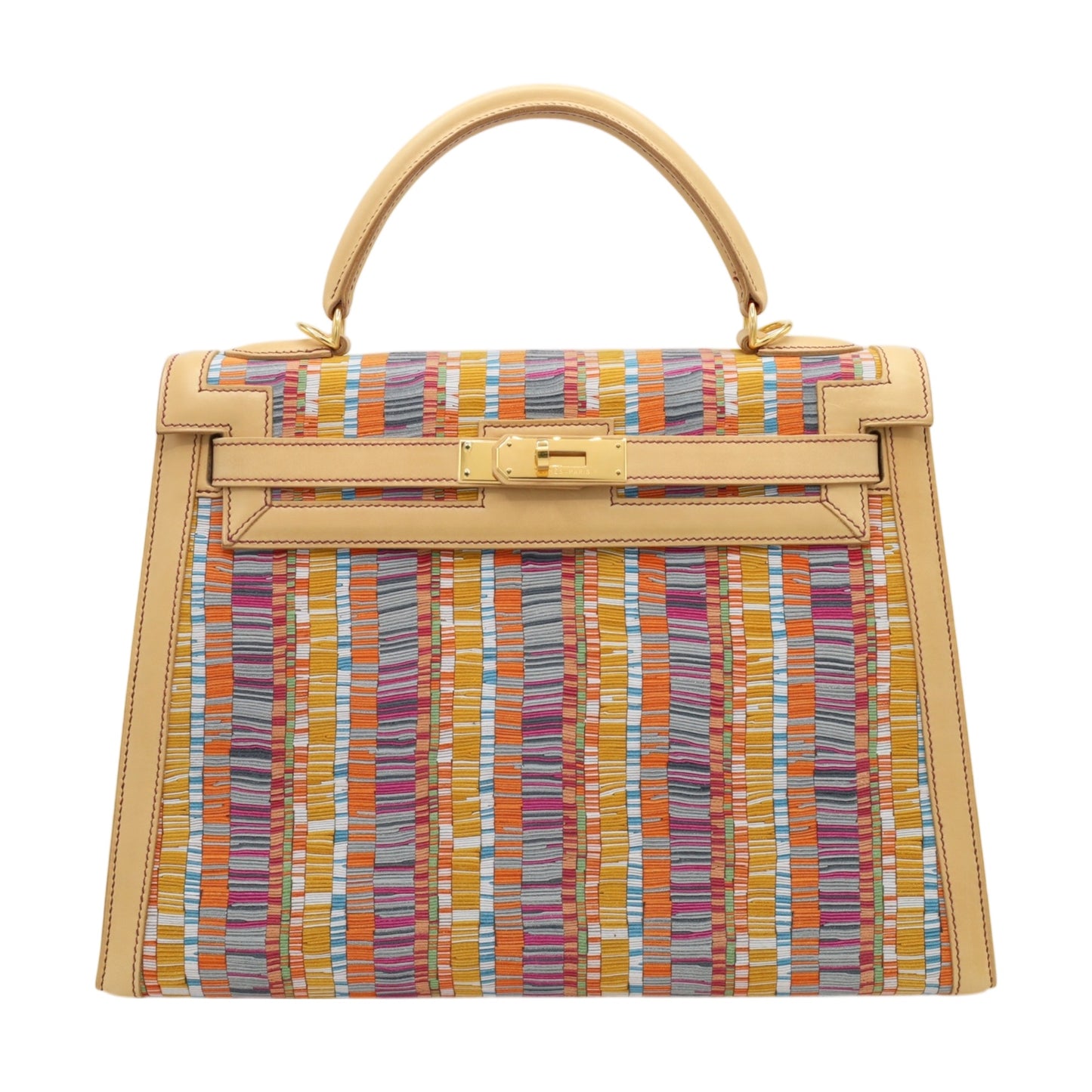 Kelly 32 颤音剪片BoxCalfGP□E印章