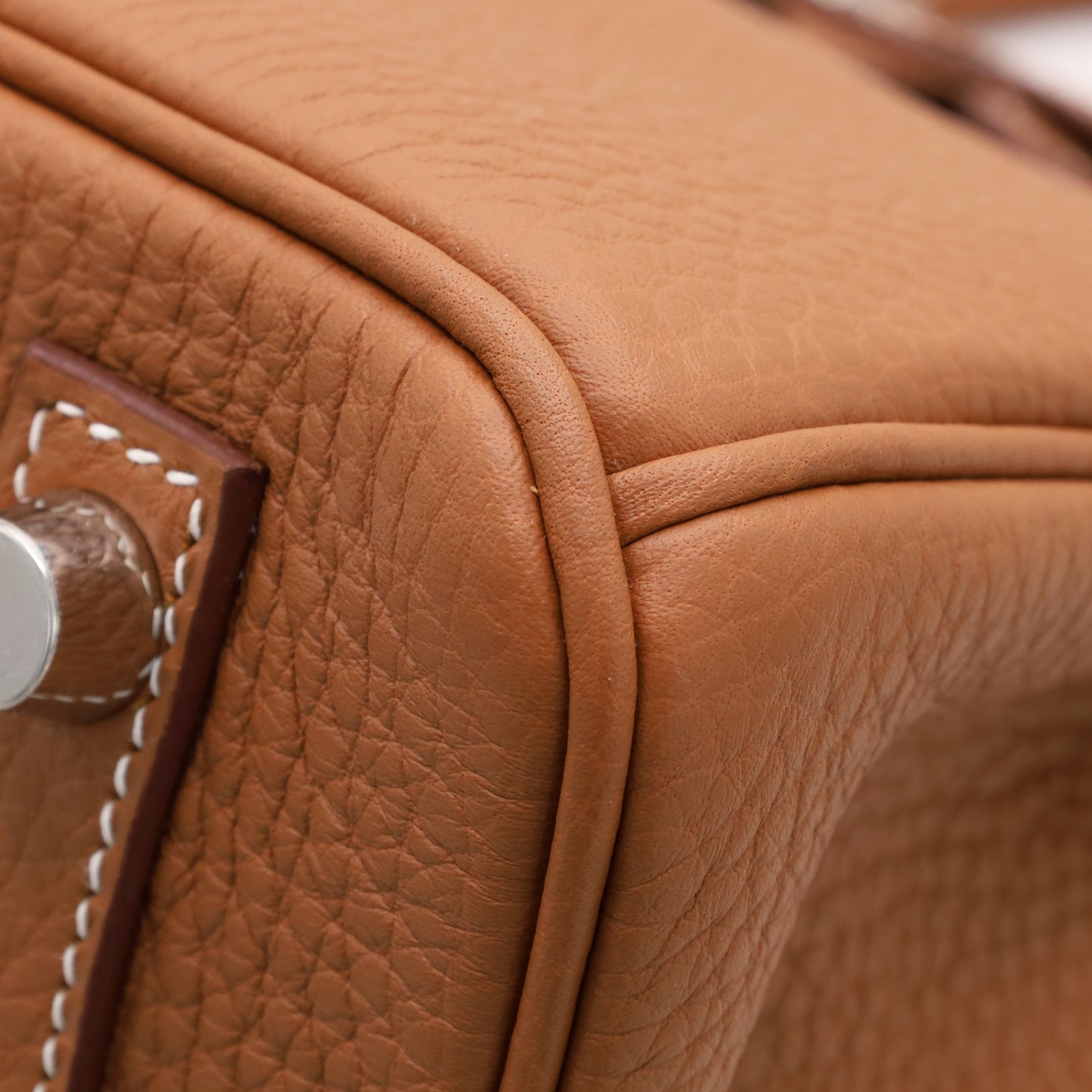 Birkin 25 Togo Gold SS KStamp