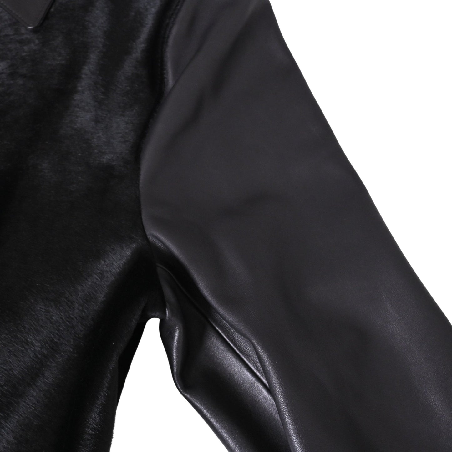 トレンチコート　トロイカ　カーフ　ブラック　44