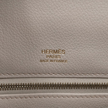 Kelly 32 Voever Color Grizzly Pearl Gray Champagne Gold Hardware □Q Stamp