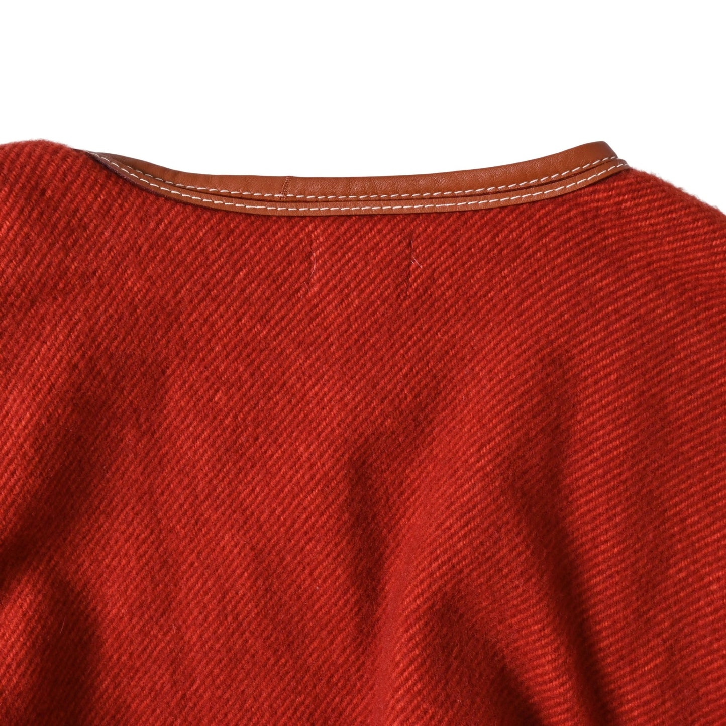 ロカバール　カシミヤ混　カーフ　レッド