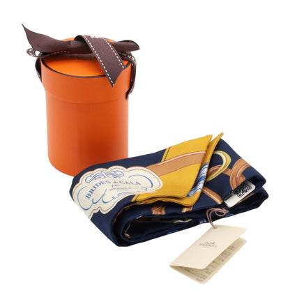 ツイリー　ブリッド・ドゥ・ガラアップケピケ　シルク　ネイビー