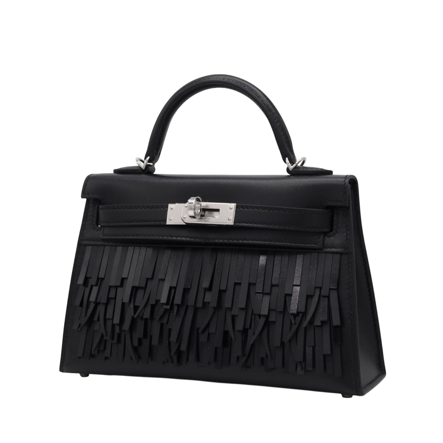 Mini Kelly 2 Panpille Box Lustre Tatterakt Sombrero Black SS G stamp