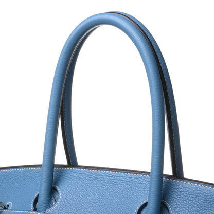 Shoulder Birkin Torillon Clemence Denim Blue Jean SS □K engraved