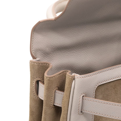 Kelly 32 Voever Color Grizzly Pearl Gray Champagne Gold Hardware □Q Stamp