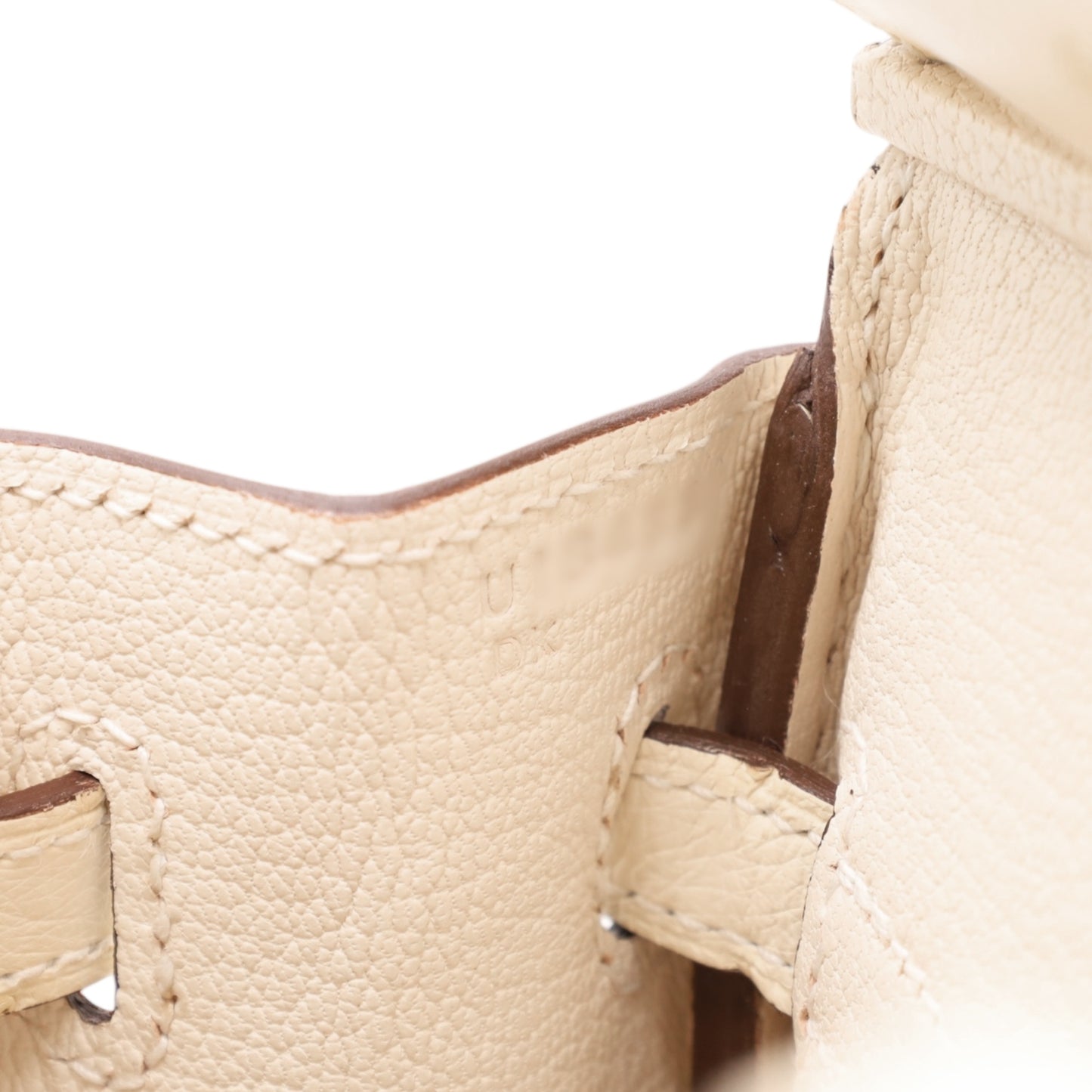 バーキン25　オーストリッチ　ナタ　SS　U刻印