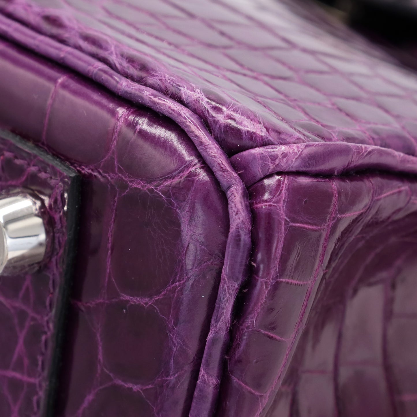 Birkin 25 尼罗紫水晶 SS XStamp