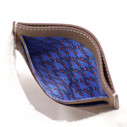 シチズン・ツイル　カードケース　ヴォーエヴァーカラー　エトゥープ　W刻印