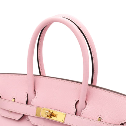 バーキン30　シェーブル　ローズサクラ　GP　X刻印