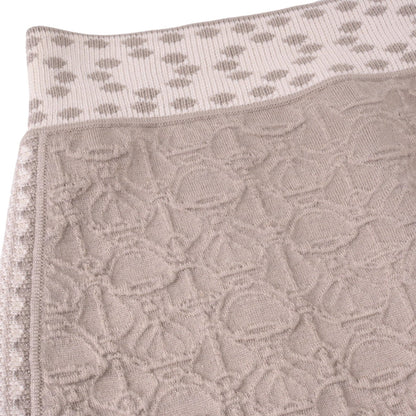 Knit skirt, cashmere blend, gray 34