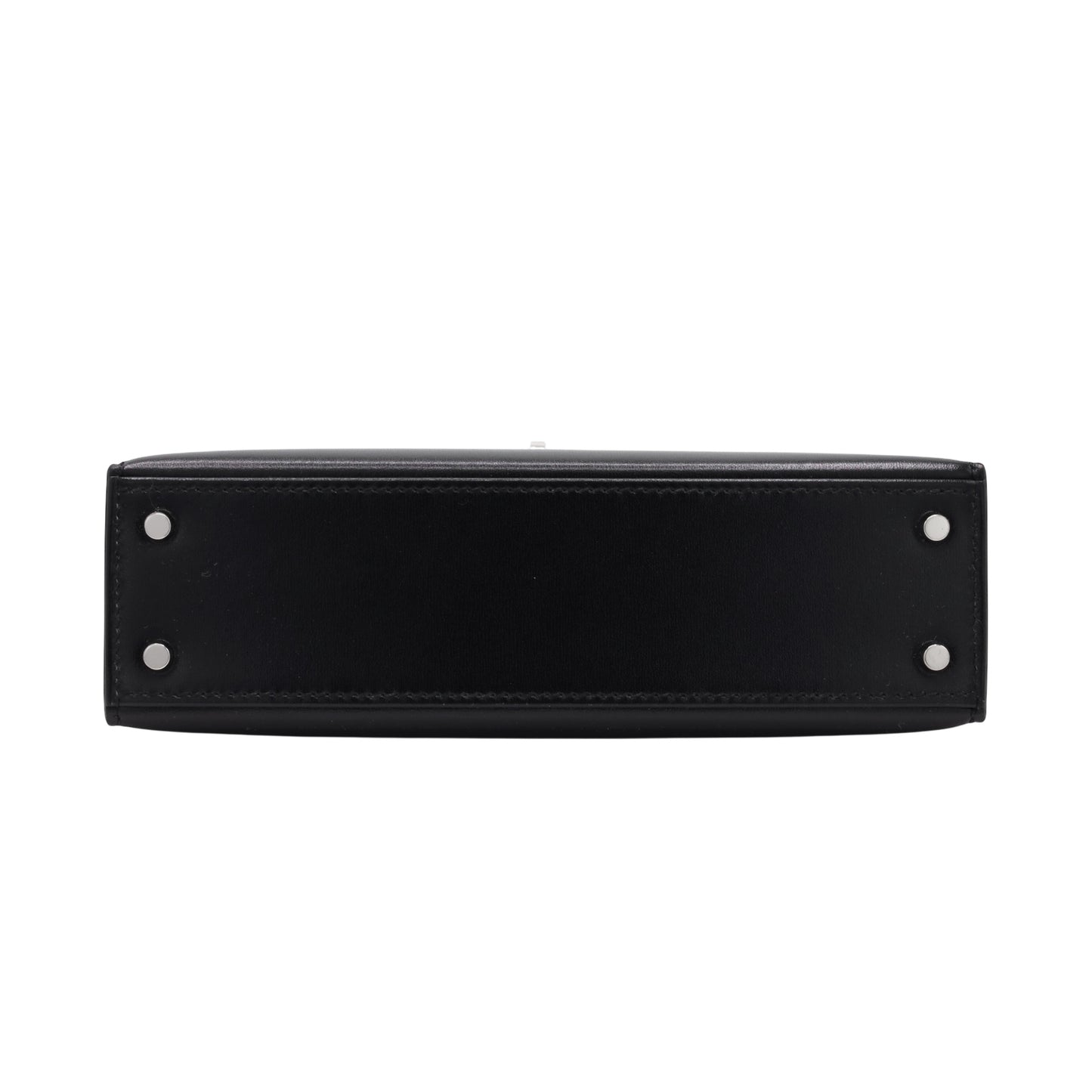 Mini Kelly 2 Box Calf Black SS K Stamp