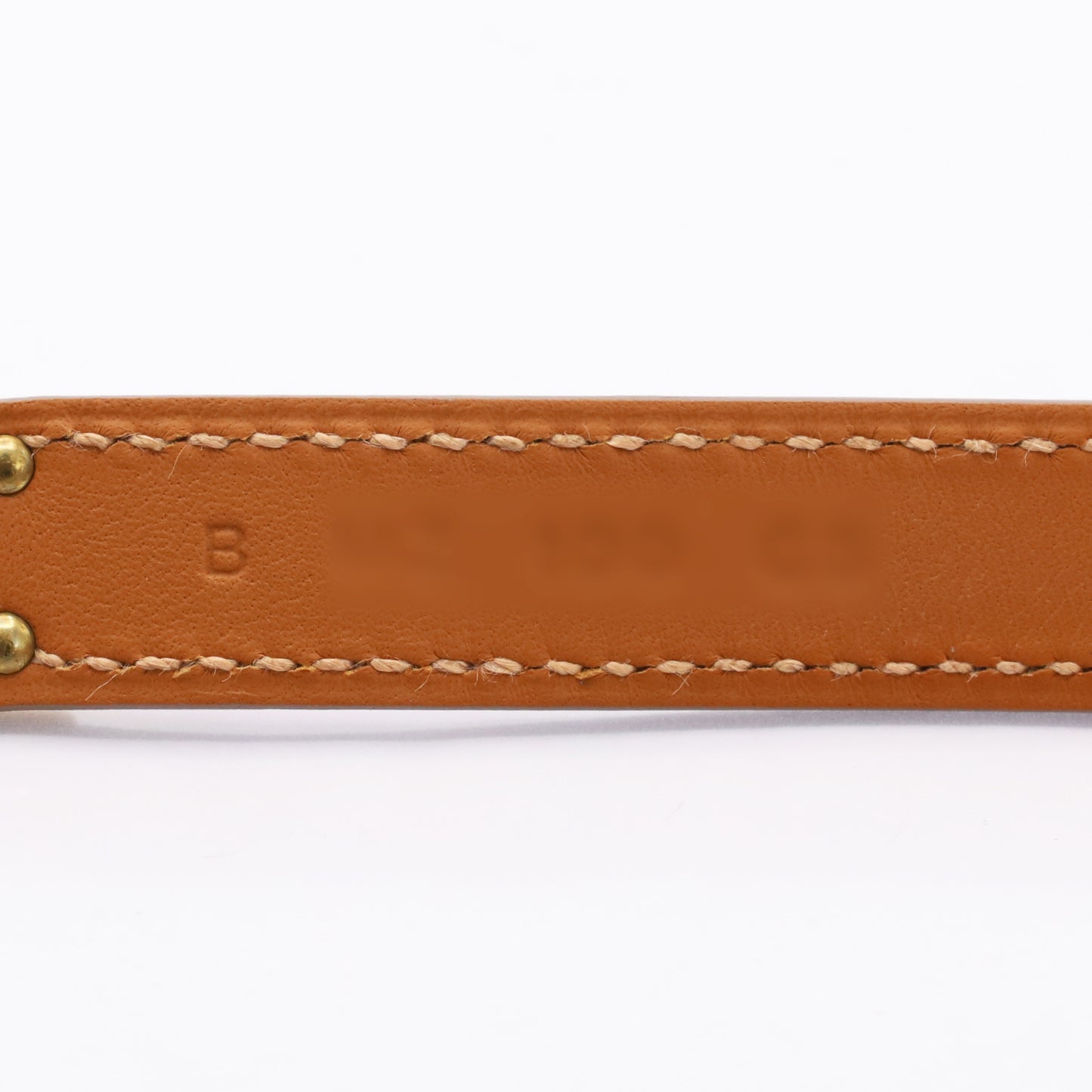 ケリー　レザーブレスレット　ドゥブルトゥール　ヴォースイフト　モーヴペール　ゴールド　GP　B刻印