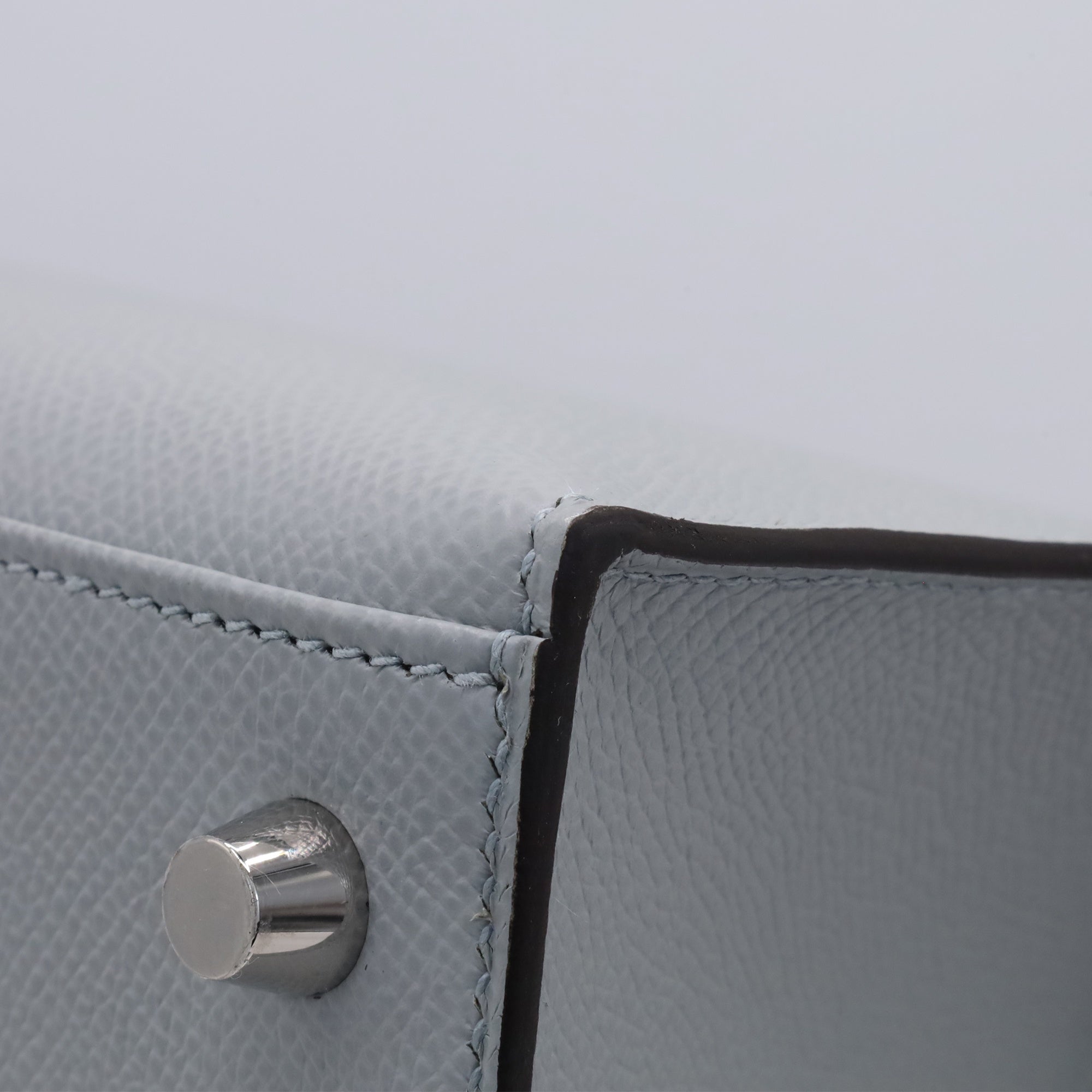 HERMES ケリー25 ヴォーエプソン ブルーグラシエ SS K刻印 – LALÙE