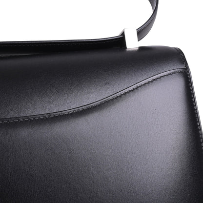 コンスタンス　ボックスカーフ　ブラック　SS　□E刻印