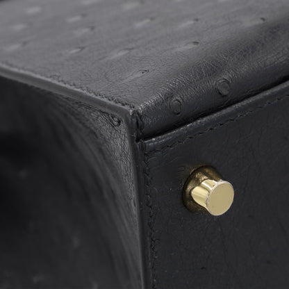 Kelly 25 鸵鸟黑 GP K 印章