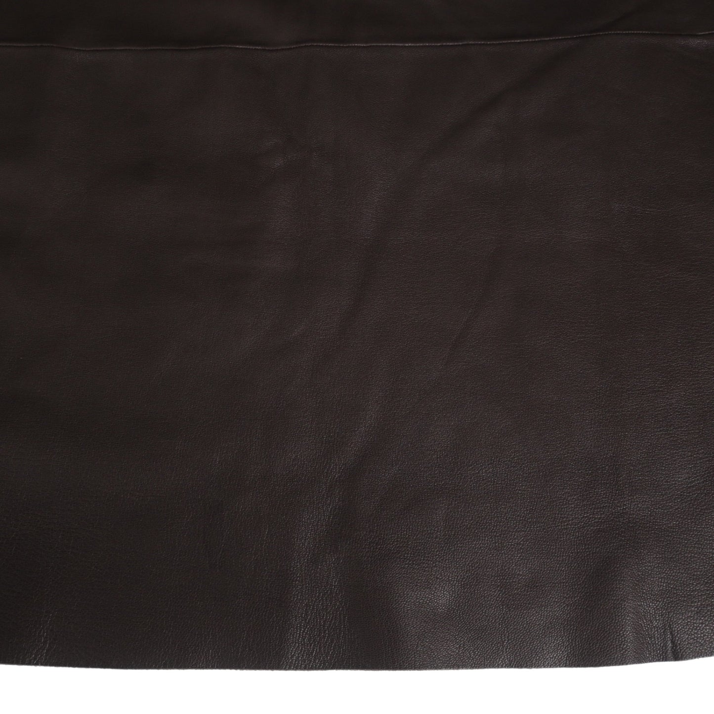 レザーカットソー　ブラウン　42