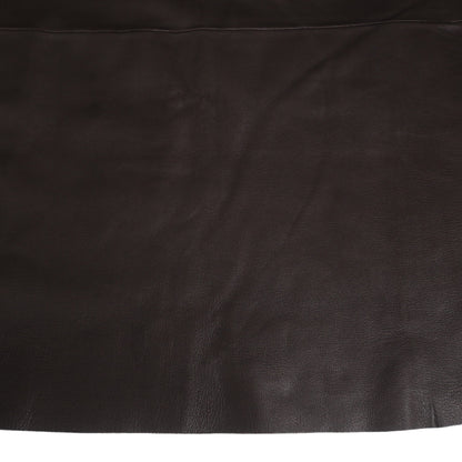 レザーカットソー　ブラウン　42