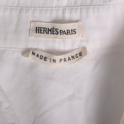 ヴァルーズシャツ　コットン　ホワイト　38