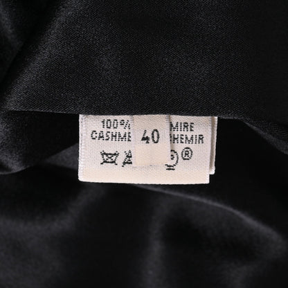 ベルテッドコート　カシミヤ　ブラック　40