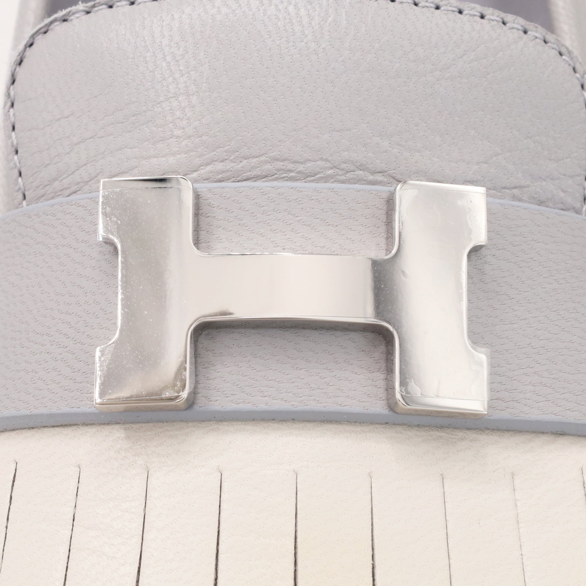 HERMES モシカン ロワイヤル マルチカラー グレー ベージュ ホワイト