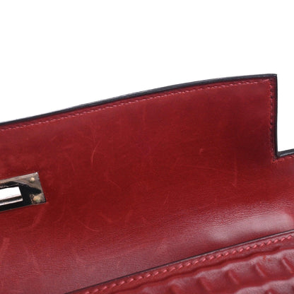 Kelly 32 Dewitch Waffle Box Calf Rouge Ash SS □G engraved