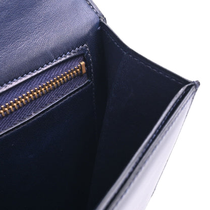 アルカザール　ボックスカーフ　ブルーインディゴ　GP　〇Ｎ刻印