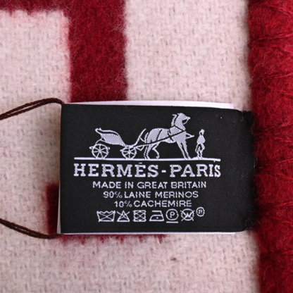 プレートアヴァロン3　毛　カシミヤ　エクリュ　ルージュアッシュ