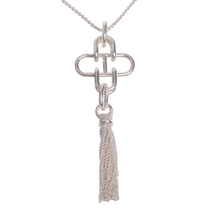 Rose Mail Pendant Necklace SV