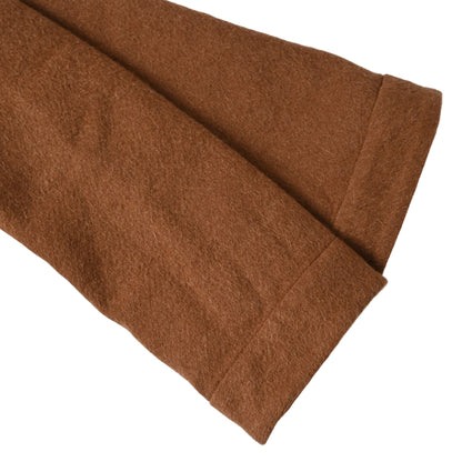 チェスターコート　アルパカ混　ブラウン　40