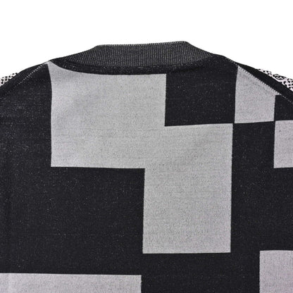 Twill Raine针织丝绸尼龙黑色白色38