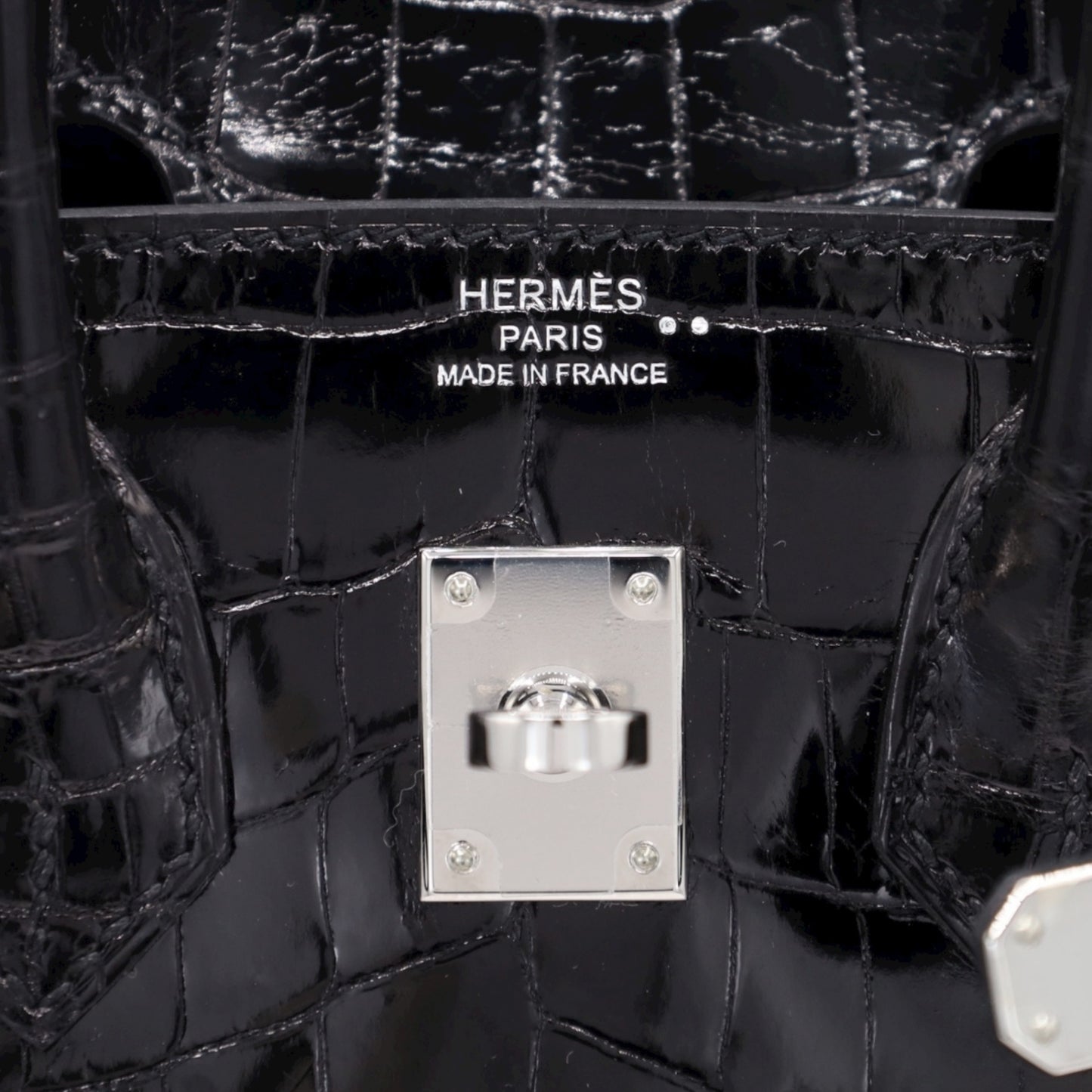 バーキン25　ニロティカス　ブラック　SS　D刻印