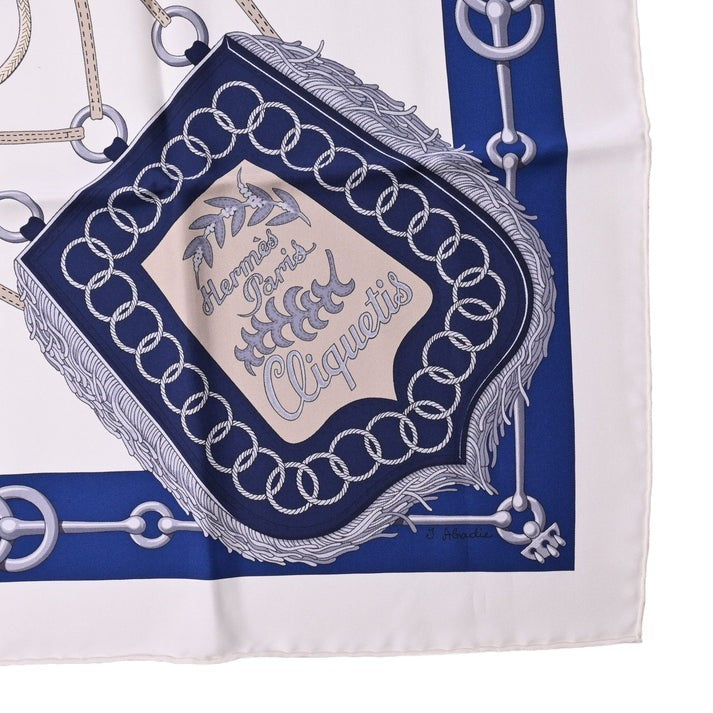 カレ90　クリケティス　シルク　ネイビー