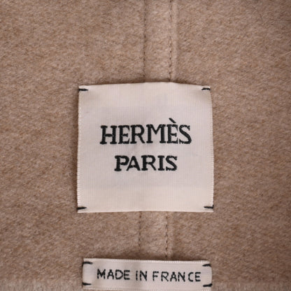 ロングブルゾン　カシミア　ディア　ベージュ　40