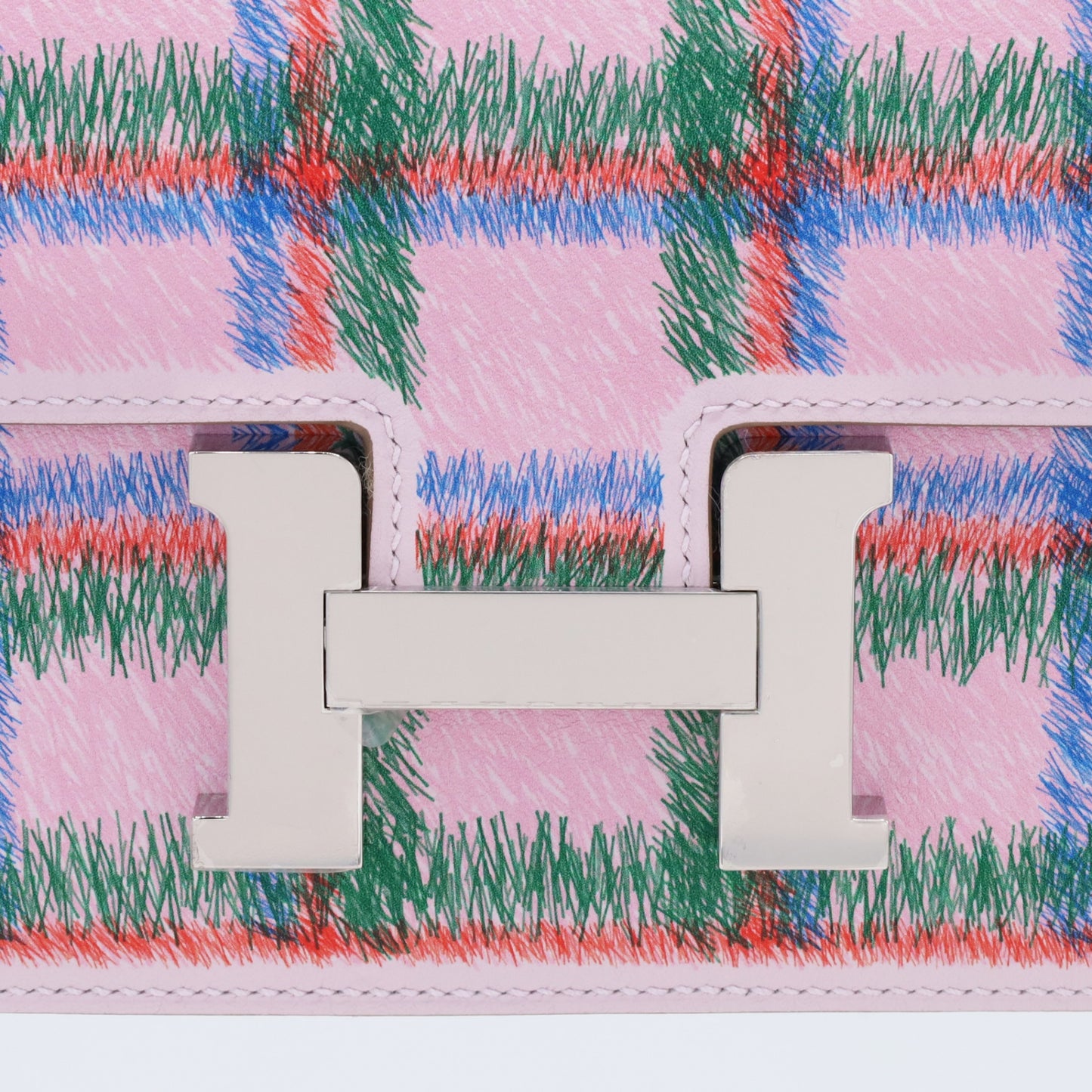 コンスタンスミニ　タータン　ヴォースイフト　モーヴペール　SS　K刻印