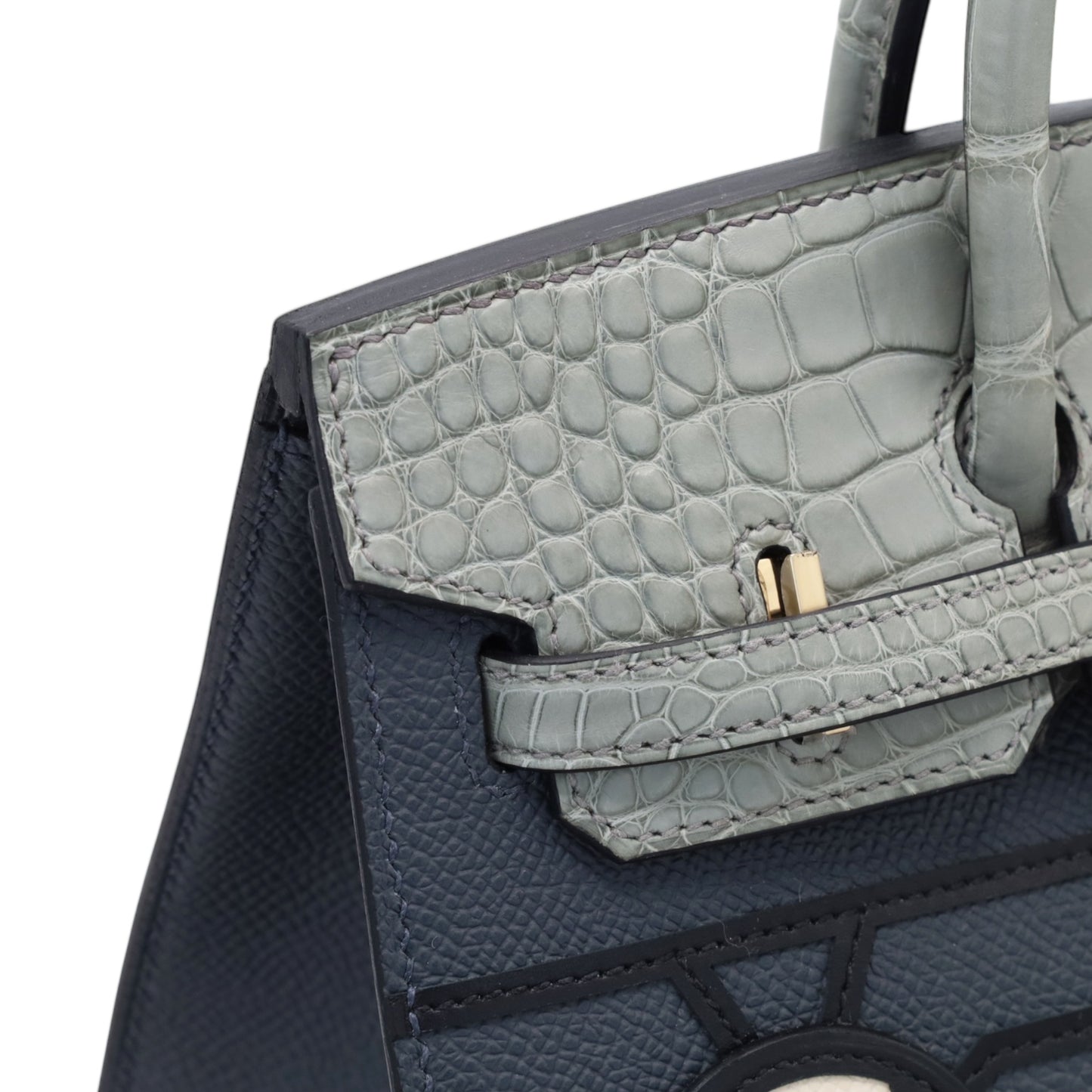 バーキン20　セリエ　フォーブル　ミッドナイト　アリゲーター　ヴォースイフト　ヴォーエプソン　グリミスティ　グリシマン　ブラック　オレンジ　シャンパンゴールド金具　K刻印