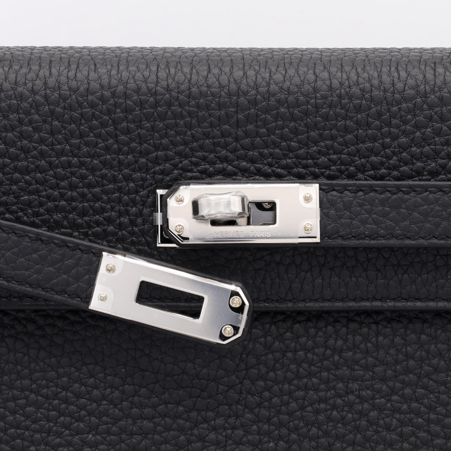 Kelly 25 Togo Black SS K stamp