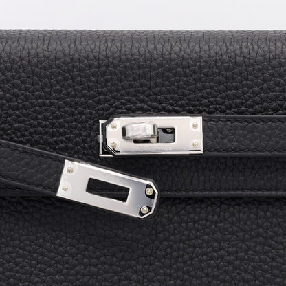 Kelly 25 Togo Black SS K stamp