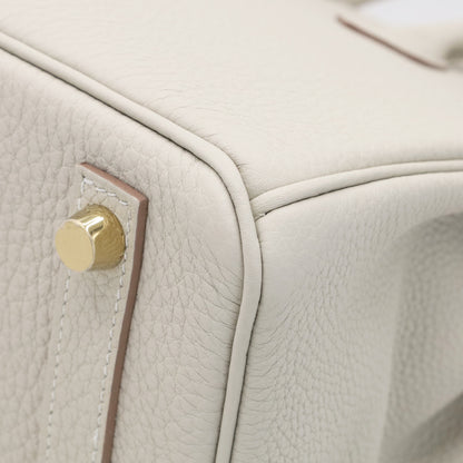 バーキン25　トゴ　パールグレー　GP　K刻印