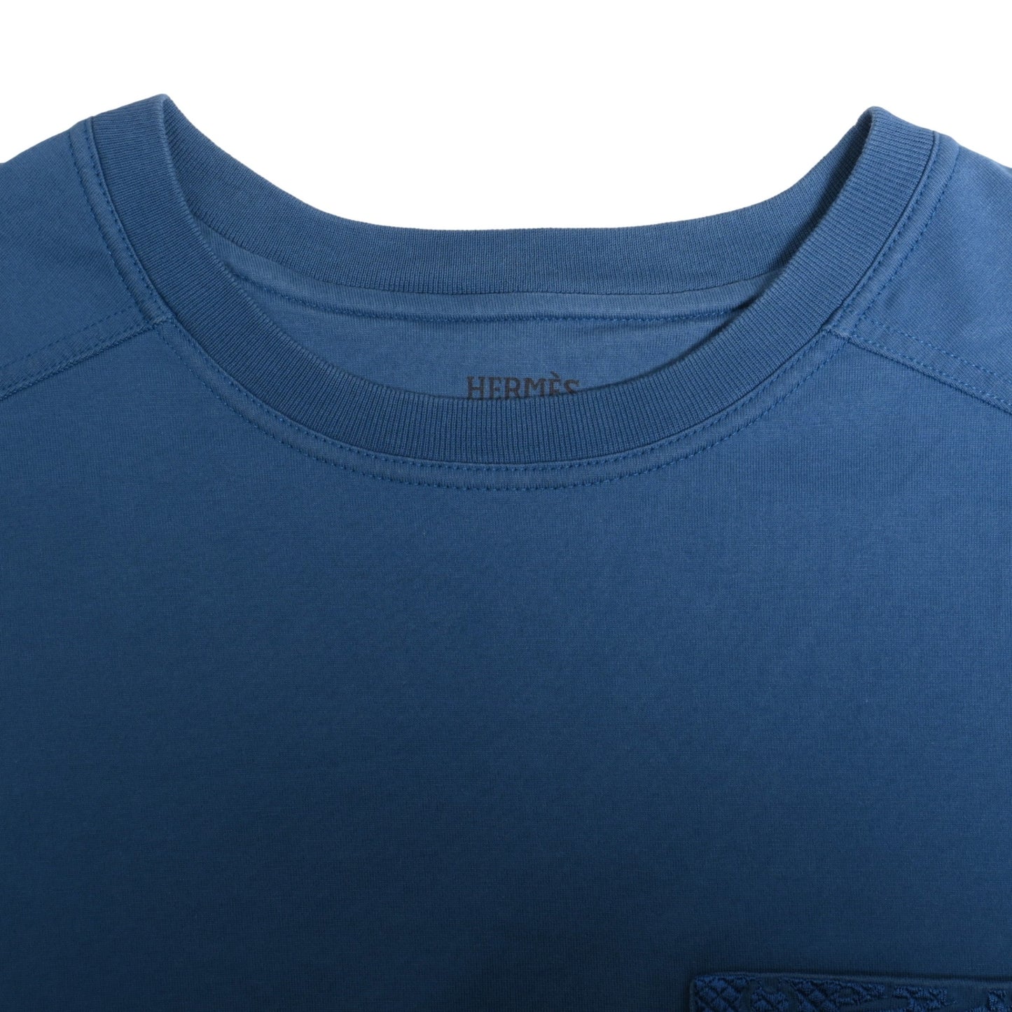 T-shirt, embroidery, cotton, navy, 38